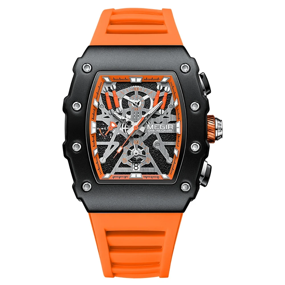 Reloj multifuncional minimalista al por mayor del dial grande impermeable del negocio multifuncional minimalista reloj multifuncional de la moda 1