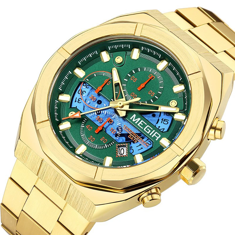 Orologio casual impermeabile Orologio da uomo al quarzo con calendario di marca di tendenza Orologio da uomo alla moda caldo 3