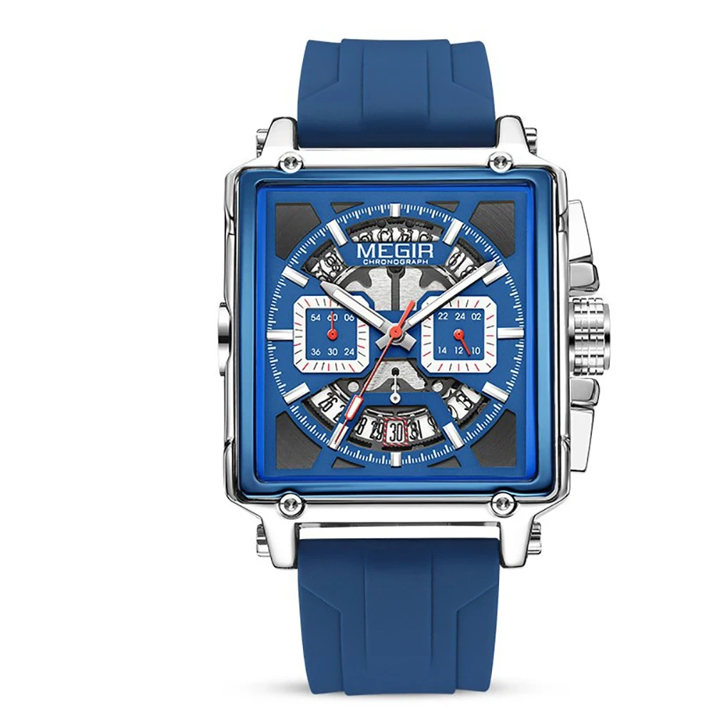 Wholesale Silicone Simple High Quality Quartz Watches Silicone Square Small Leisure Quartz Watch 1