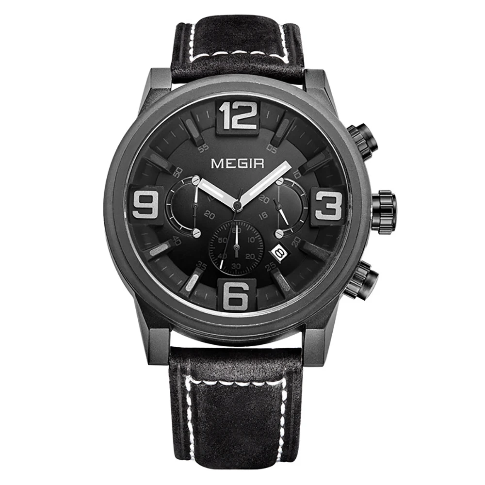 Factory Direct Sale Men's Watch Three Eyes Glow-in-the-dark Men's Watch Waterproof Sports Watch 1