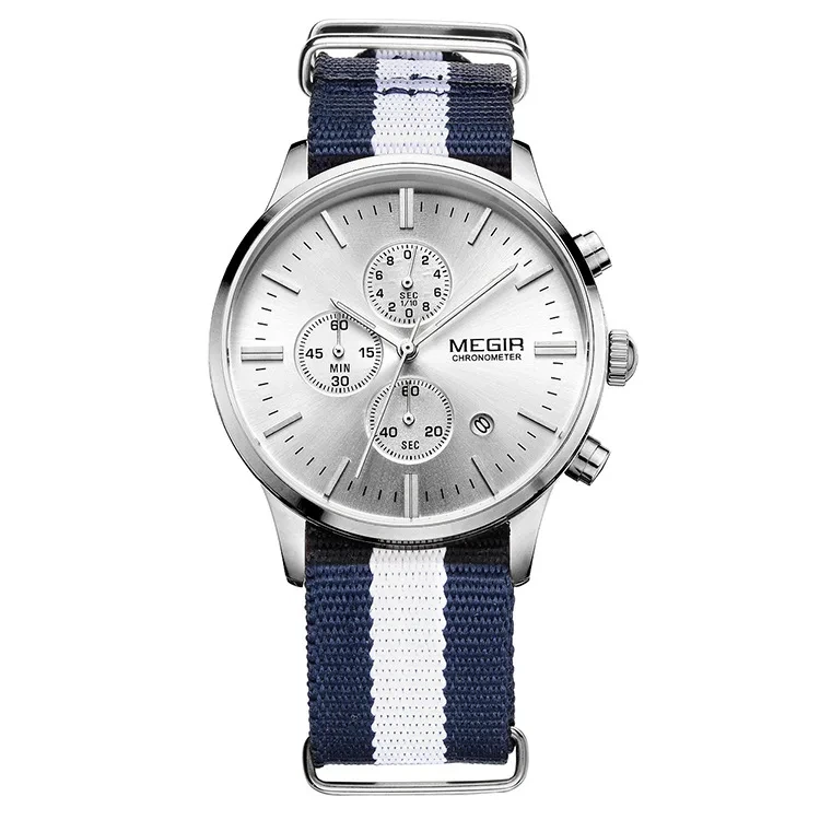 Reloj de Cuarzo de Moda Informal para Hombres Reloj de Cuarzo Multifuncional de Alta Calidad Reloj de Cuarzo de Negocios 1