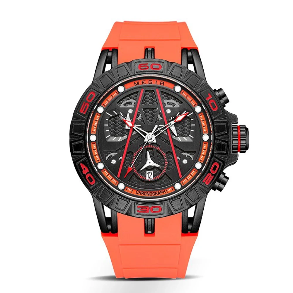 Orologio multifunzionale di vendita calda Orologio per il tempo libero di moda Orologio al quarzo impermeabile di alta qualità 1