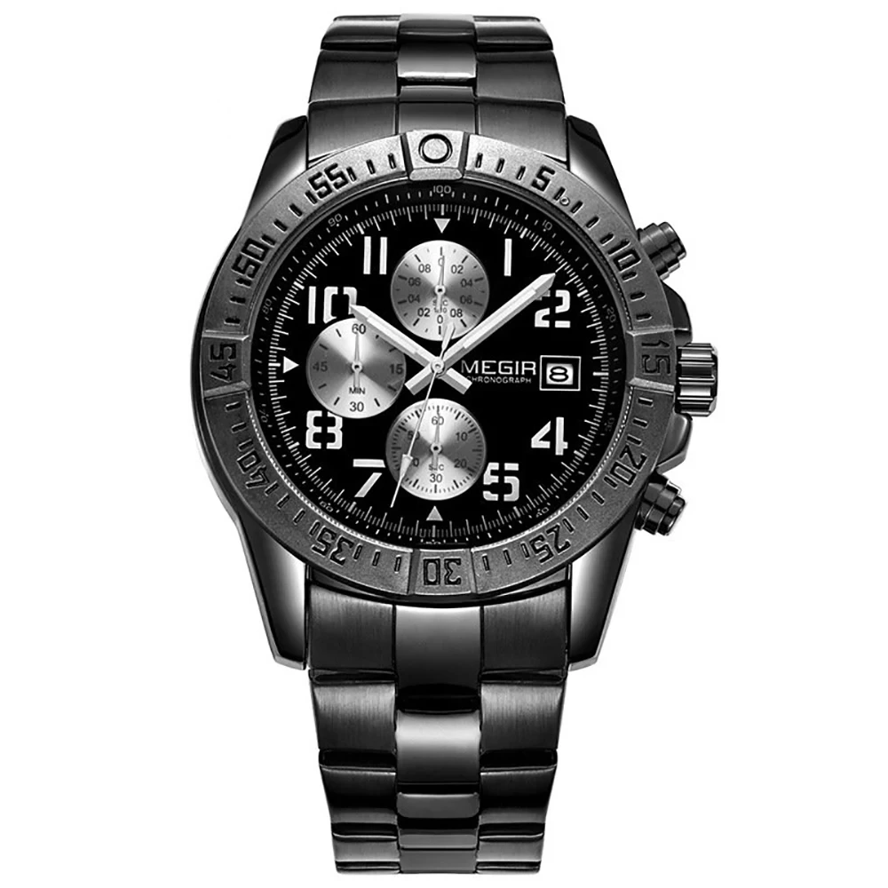 High Quality Quartz Watch Fashion Multifunctional Wrist Simple Water Resistant Watches 1