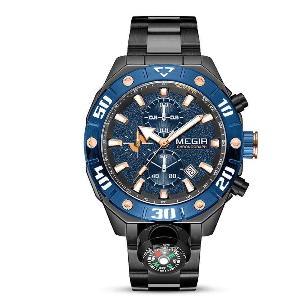 Minimalist Multifunctional Elegant Business Steel Quartz Watch Casual Steel Strap Simple Quartz Watch 1