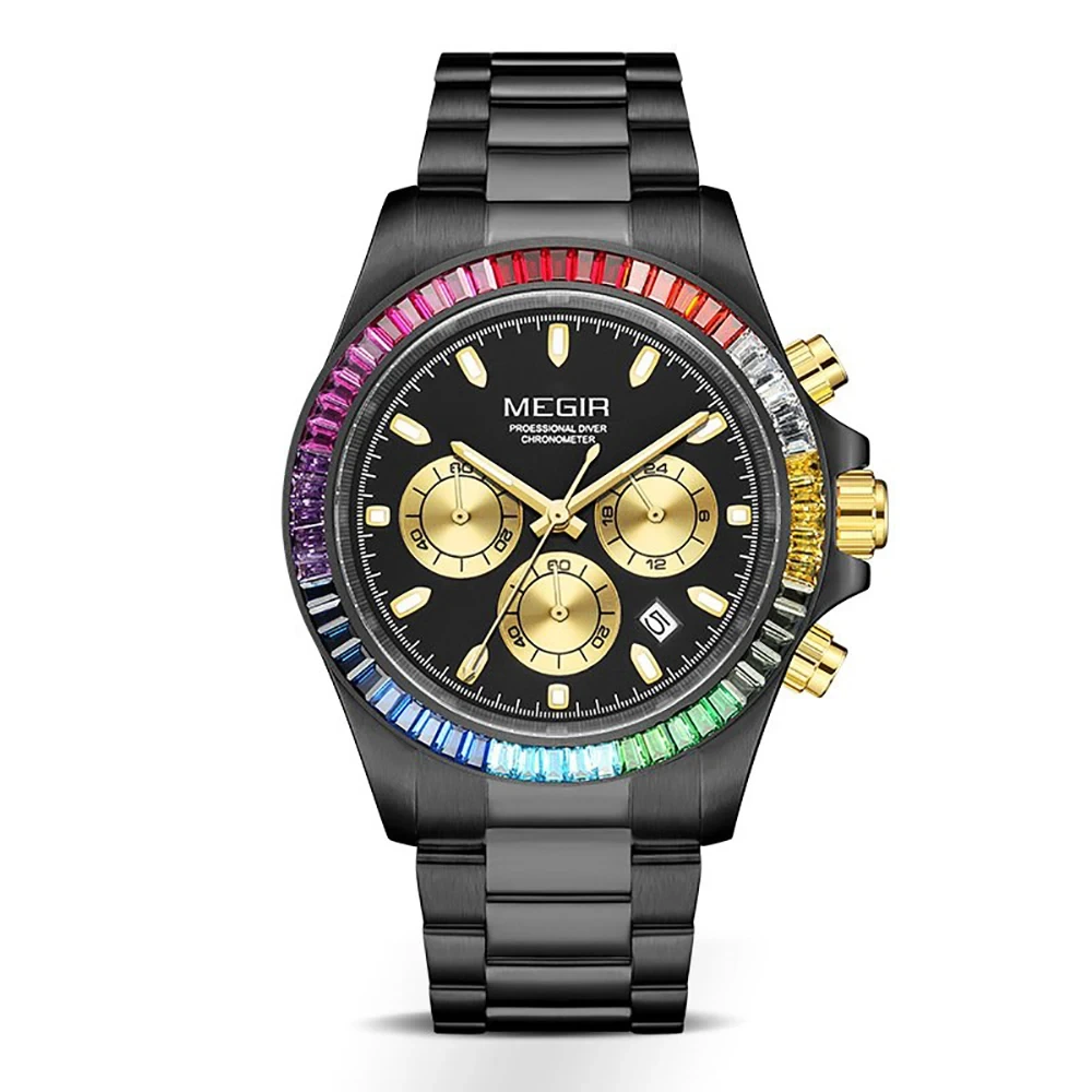 Factory New Design Wholesale Men's Business Quartz Watch Sapphire Mirror Steel Watch Business Watch 1