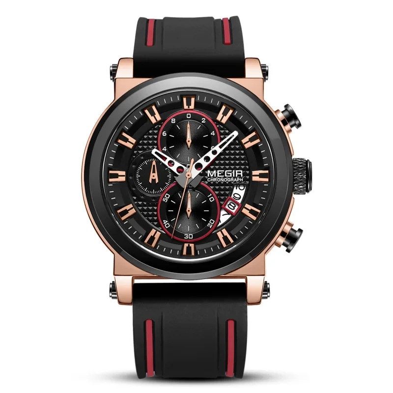 Los relojes del cuarzo de los hombres de alta calidad al por mayor forman el reloj simple de la tendencia de la moda del reloj del cuarzo 1