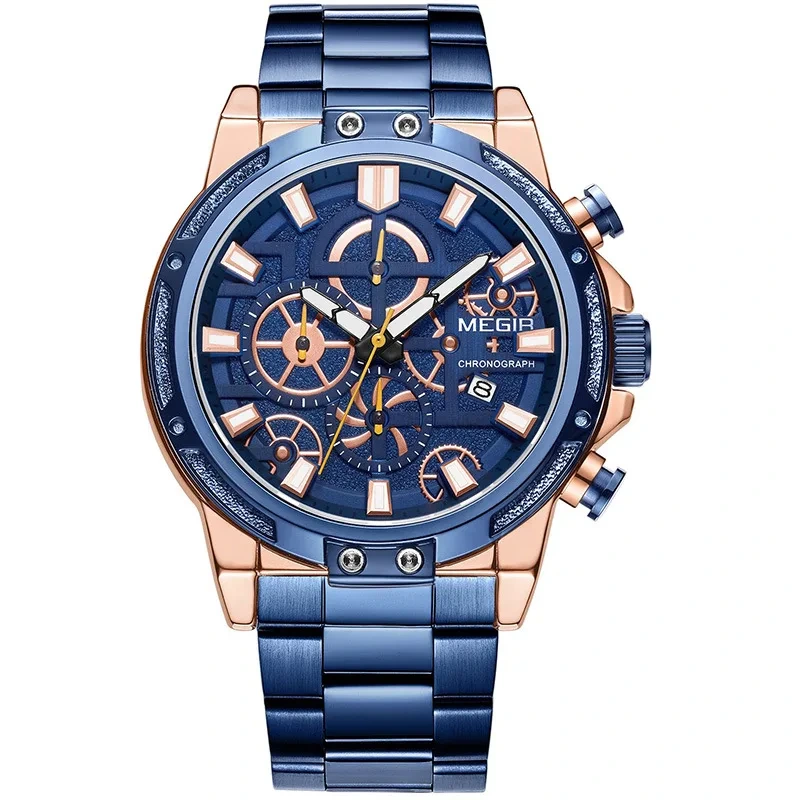 Wholesale Waterproof Stainless Steel Quartz Watch Sports Fashion Watch Quartz Watch For Men 1