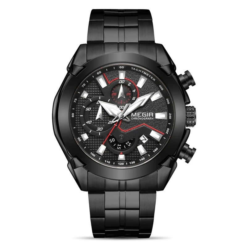 Orologio da uomo stile business, calendario, orologio al quarzo da uomo, orologio al quarzo da uomo impermeabile e alla moda 1