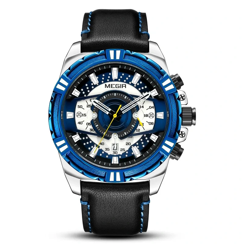 China Factory Wholesale High Quality Quartz Watch Men's Sports Watch Leather Quartz Watch For Men 1