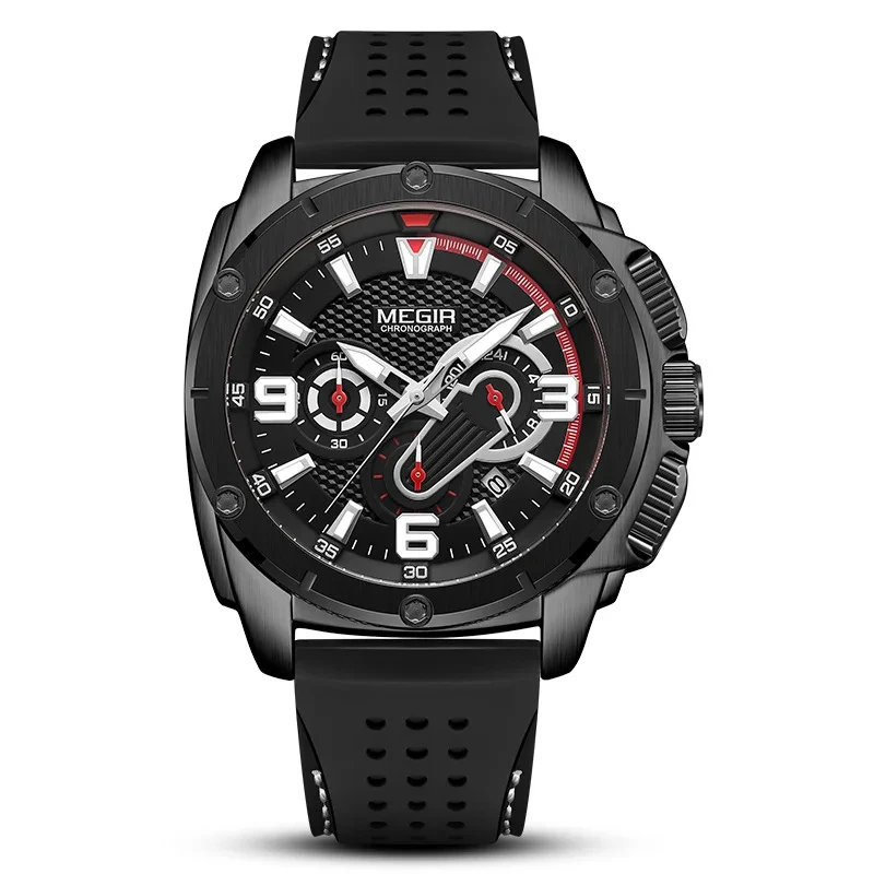 Manufacturers Wholesale Men's Quartz Watch Classic Quartz Watch Silicone Luminous Quartz Men's Watch 1