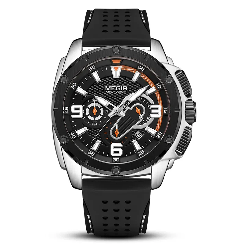 Classic Quartz Watch Silicone Luminous Quartz Men's Watch Manufacturers Wholesale Men's Quartz Watch 1