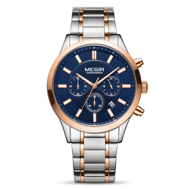 Precio al por mayor de fábrica Reloj a prueba de golpes Reloj cronógrafo multifunción Reloj de cuarzo impermeable para hombres 1