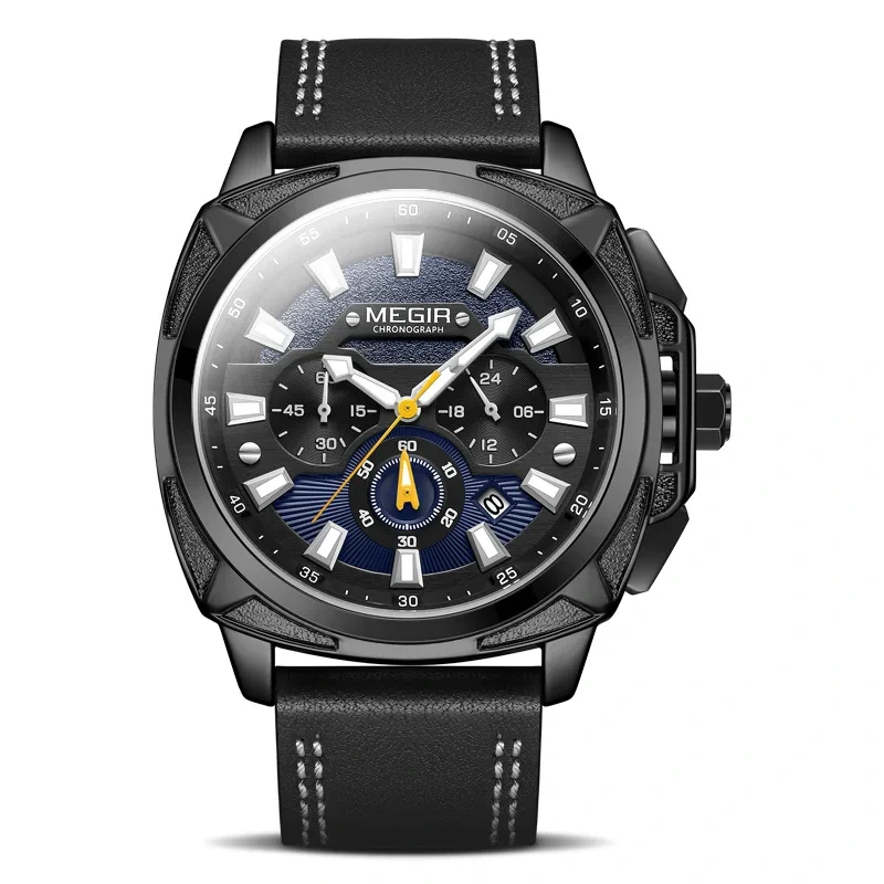 Reloj multifuncional de cuarzo para hombre, nuevo estilo, reloj de cuarzo resistente al agua de alta gama 1