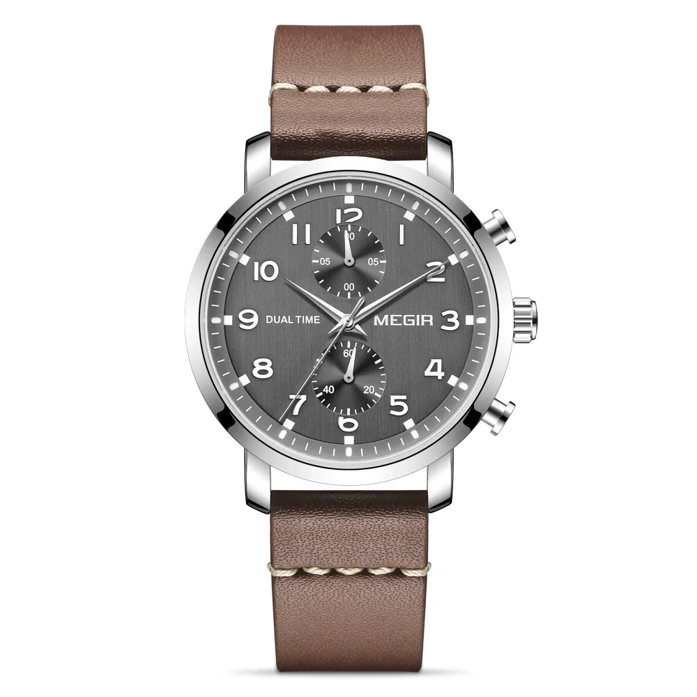 Reloj multifuncional del cuarzo del cronómetro del reloj del cuarzo de la venta al por mayor del nuevo diseño del negocio 1