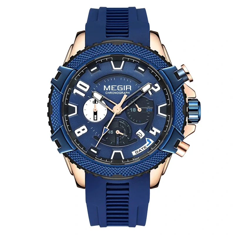 Factory Wholesale Price Round Men's Quartz Watch Waterproof And Durable Watch Business Light Quartz Watch 1