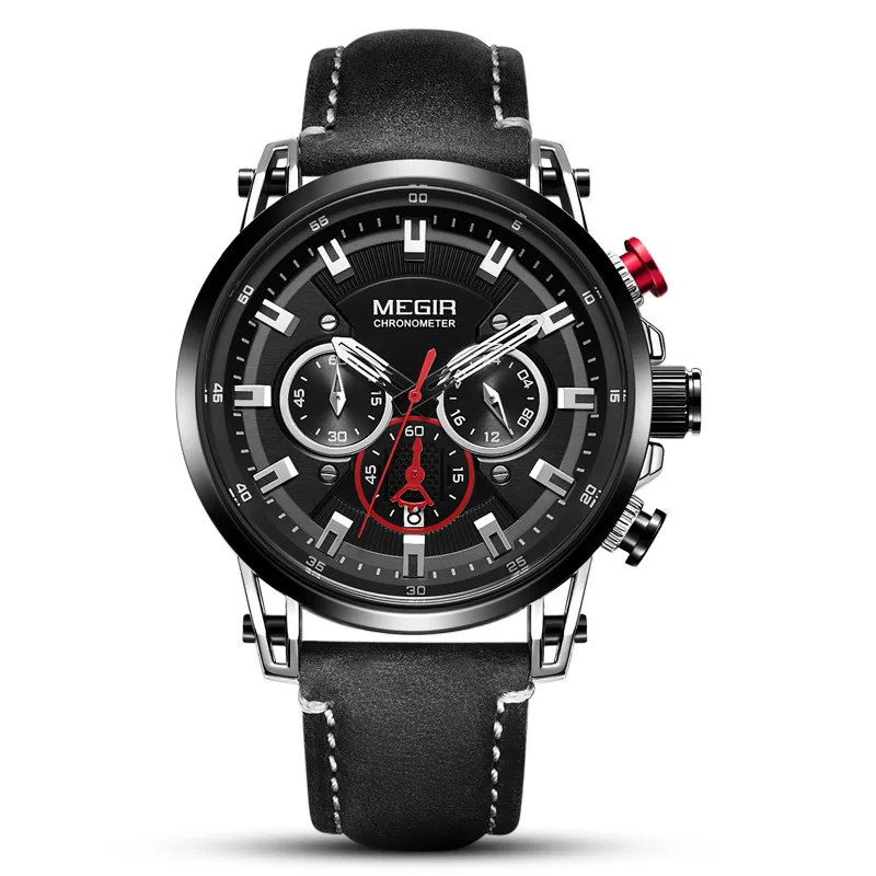 Factory New Design Wholesale Men's Watch Fashion Hollow Multi-functional Watch Sports Watch For Men 1