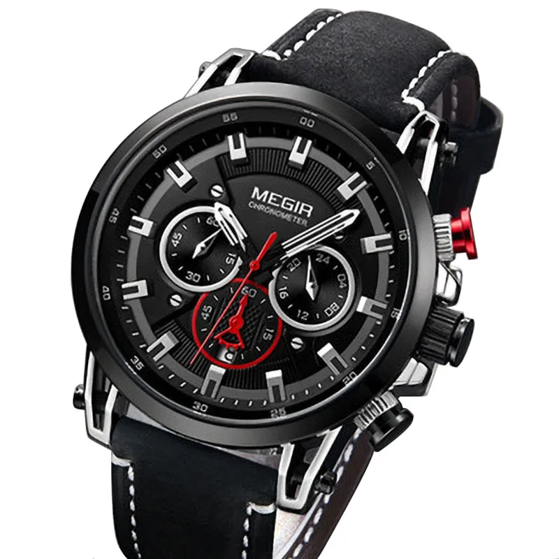Factory New Design Wholesale Men's Watch Fashion Hollow Multi-functional Watch Sports Watch For Men 2