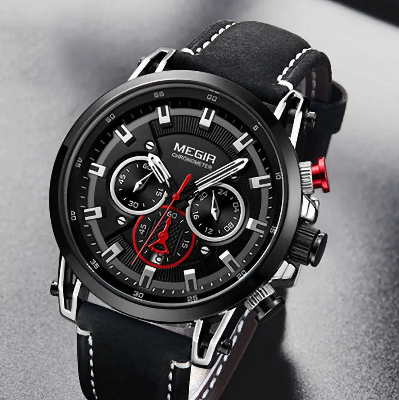 Factory New Design Wholesale Men's Watch Fashion Hollow Multi-functional Watch Sports Watch For Men 6