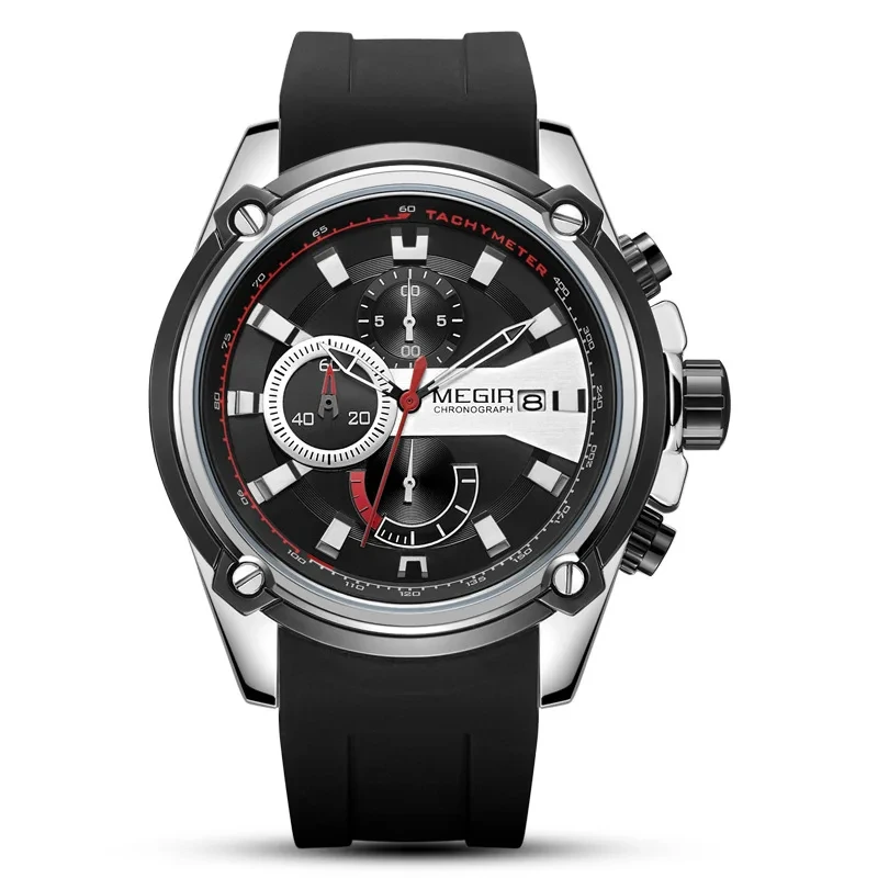Manufacturers Wholesale Fashion Casual Watch Multifunctional Sports Quartz Watch Silica Gel Quartz Watch 1