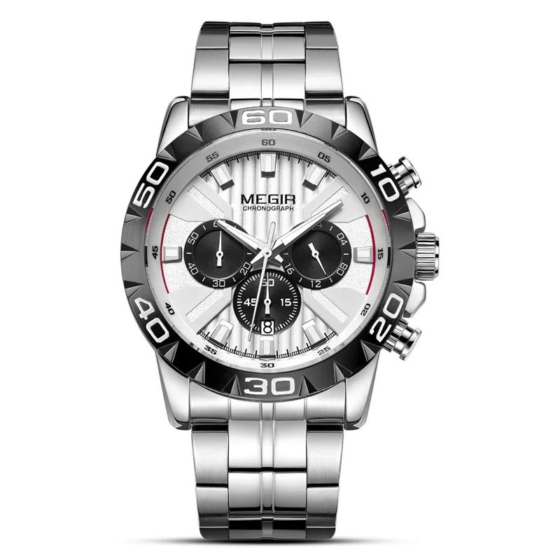 Factory Direct Sale High End Stylish Watch Multifunctional Business Watch Quartz Watch With Steel Band 1