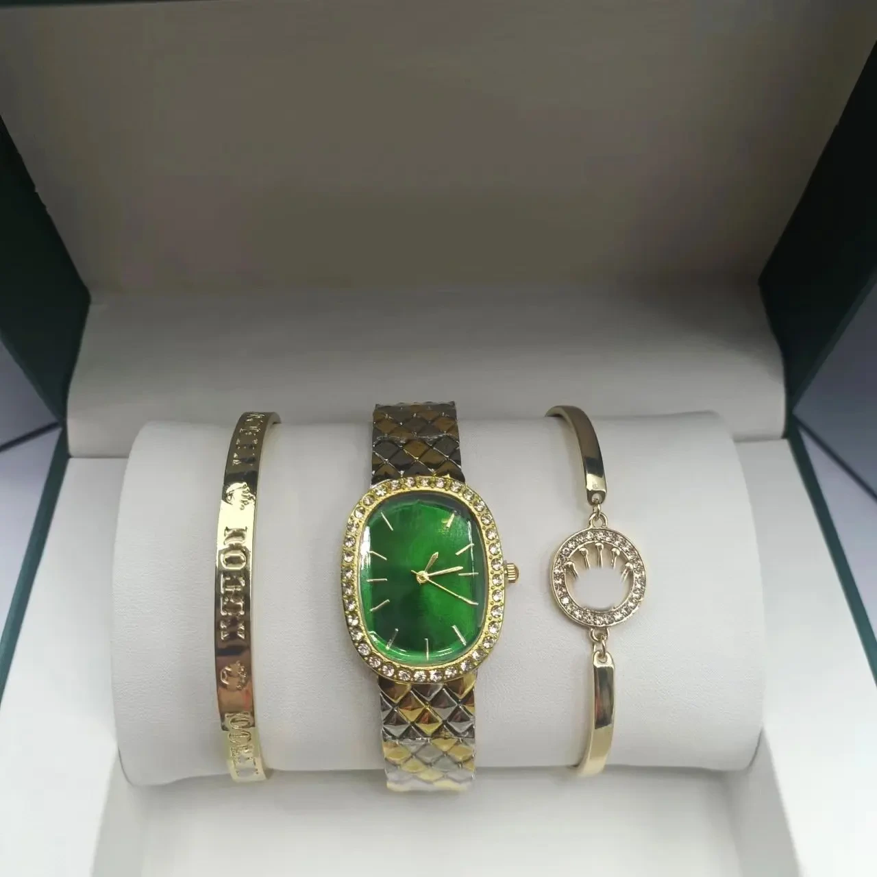Reloj de pulsera determinado versátil del regalo de las señoras del reloj de la banda de acero sólido versátil de las nuevas mujeres impermeables de la muestra gratuita 1