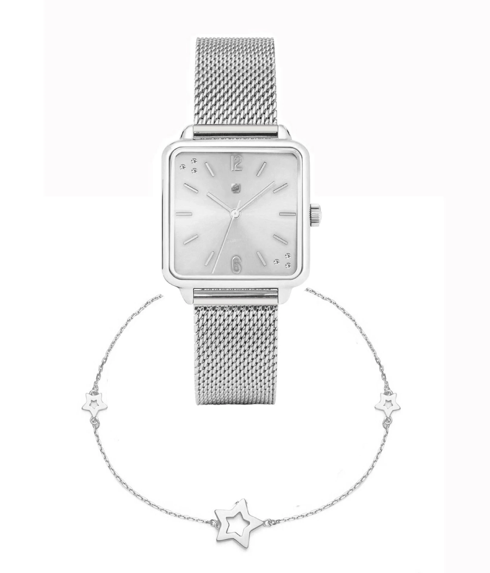 Free Sample New Design Fashion Square Shell Women's Watch Bracelet Set Life Waterproof Female Gift Watches 1
