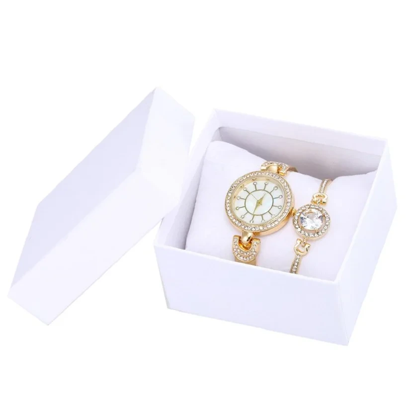 Il nuovo regalo del braccialetto di disegno del campione libero guarda l'orologio femminile squisito elegante del quarzo della signora Studente 1