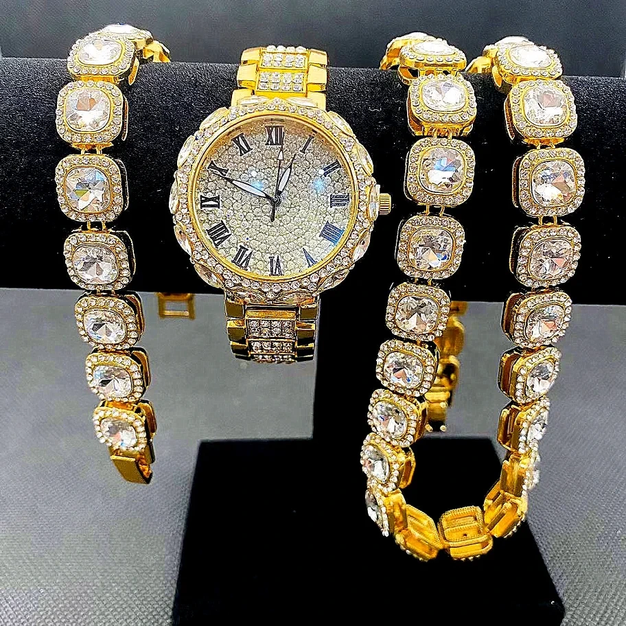 Free Sample Fashion Women Bracelet Necklace Set Female Quartz Wristwatch Ladies Exquisite Gift Watches 1