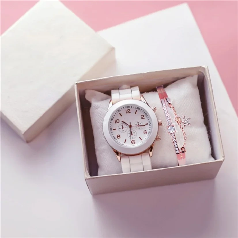 Échantillon gratuit nouvelle mode décontracté dames Silicone montre à Quartz dames Sport montres numériques cadeau de vacances femme montre-bracelet 1