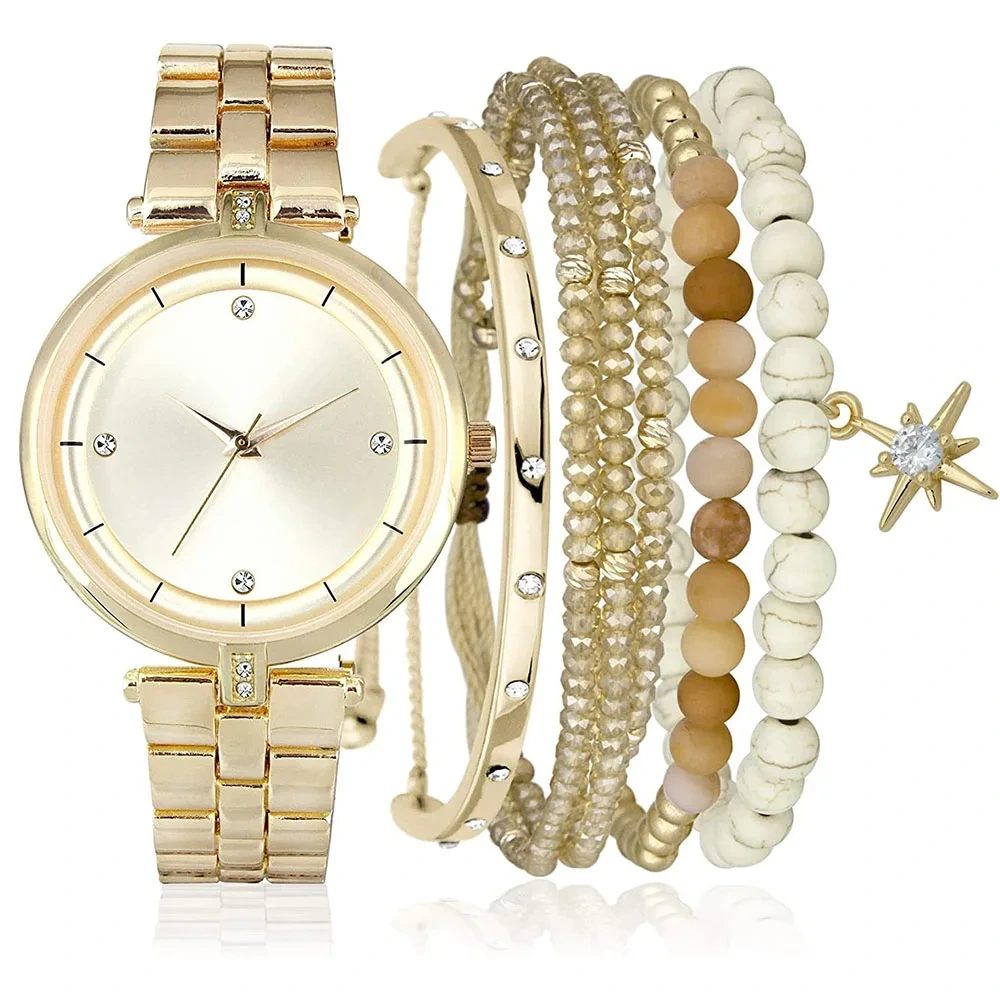 Kostenlose Probe Damenmode Edelstahl Kristall Ornament Minimalistisches Quarzwerk Weibliches Geschenk Armbanduhren 1