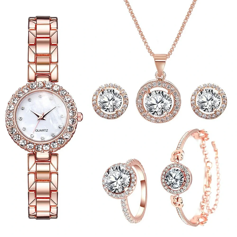 High Quality Women Fashion Ladies Quartz Wristwatches Female Crystal Gift Watches 1