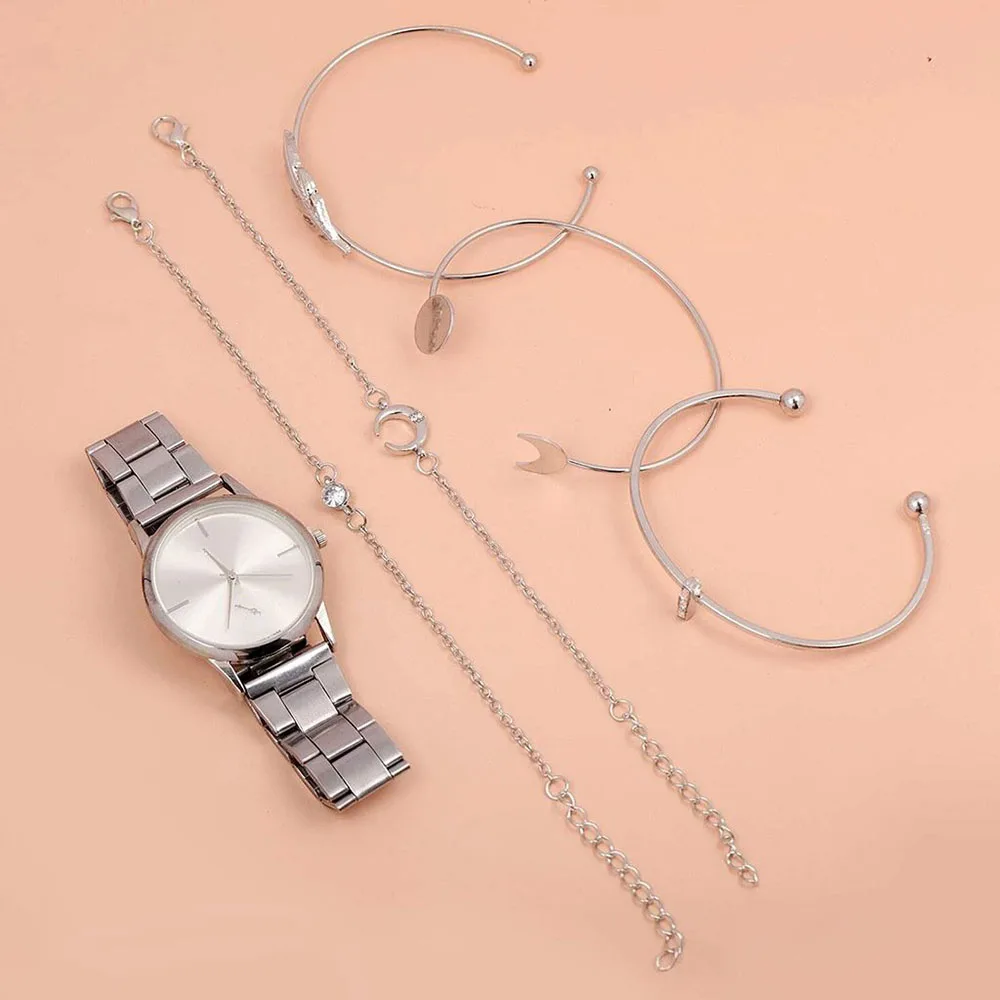Relógios femininos pulseira conjunto decorativo popular moda versátil presente feminino relógio 3