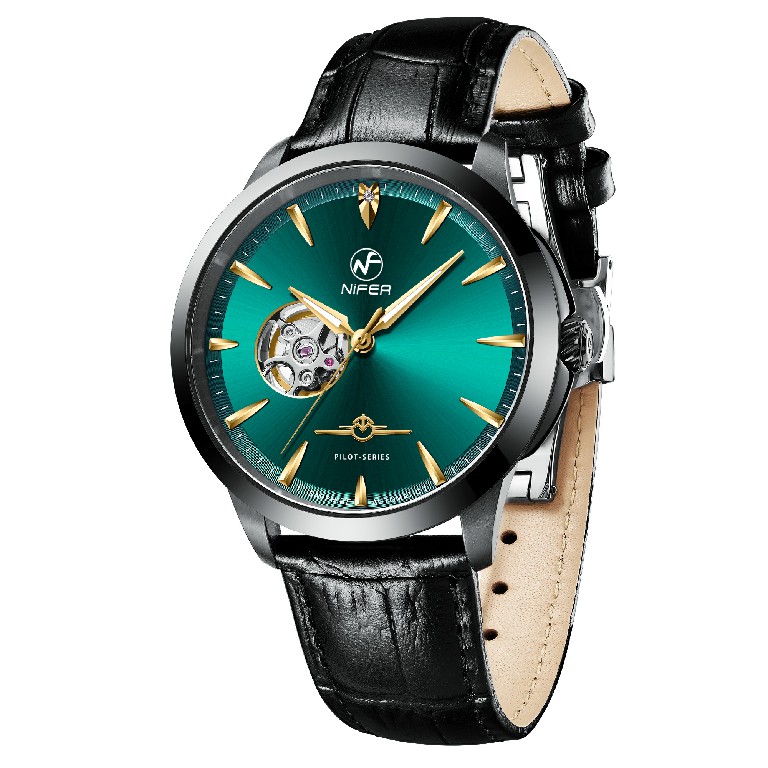 Nuovo orologio meccanico automatico da uomo con orologio meccanico cavo da uomo 3