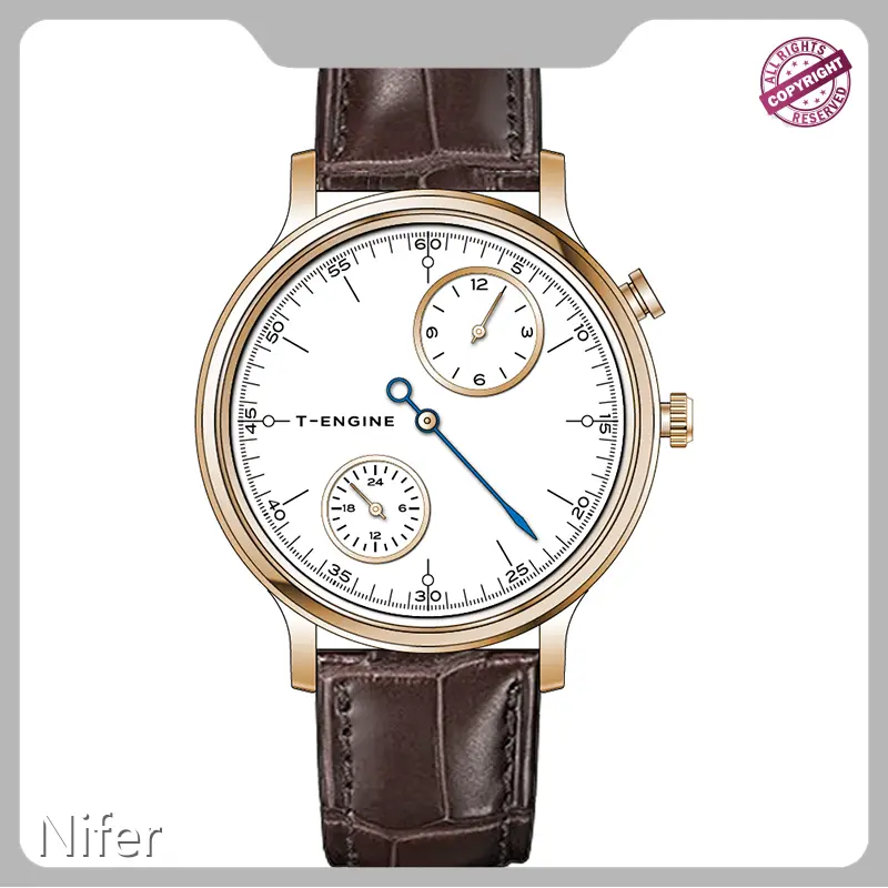 Nifer นาฬิกา Flyback Chronograph Stainless Steel ที่ดีที่สุดสำหรับขาย 1
