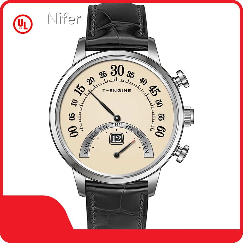 Para colecionadores de relógios Conjunto de relógios Flyback Chronograph Smart + Quartz acessíveis da Nifer Assistir 1