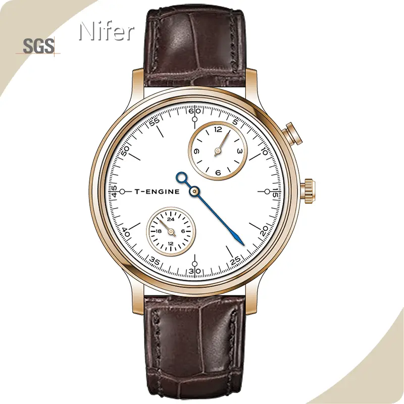 36mm Chronograph STAINLESS STEEL - - Nifer Watch 1