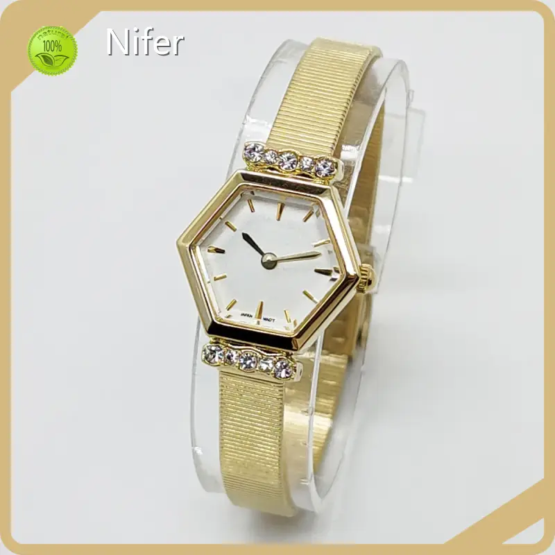 Latestwomen's Quartz Stainless Steel Watch for High-End Fashion 8mm Buckle 1