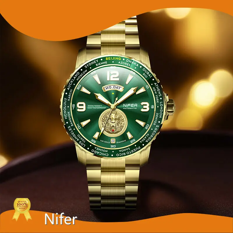 Mechanical Watches with Alarms - for Business & Professional Settings - Nifer Watch 1