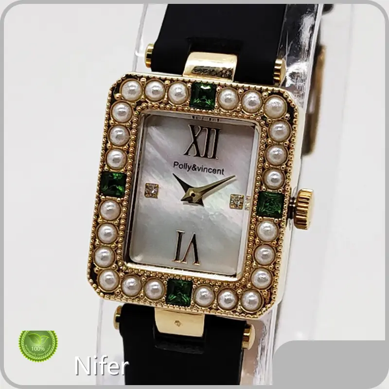 For Engineering and Design Vintage Quartz Ladies Watch Organic Glass Mirror Surface by Nifer Watch 1