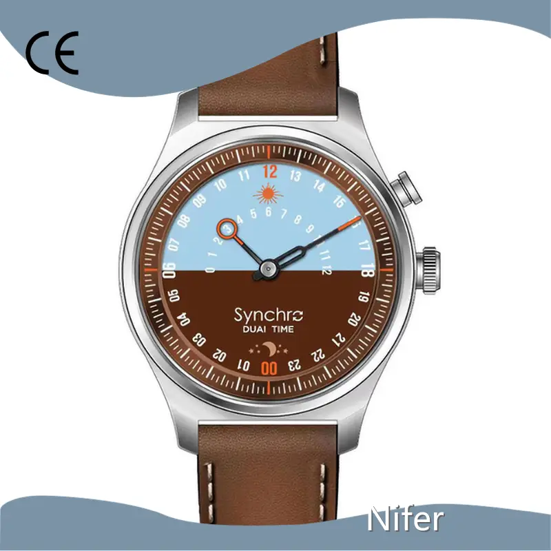 Newquartz Flyback Chronograph สำหรับธุรกิจ &lt;000000&gt; การตั้งค่าระดับมืออาชีพ Unisex ยอมรับการปรับแต่ง 1