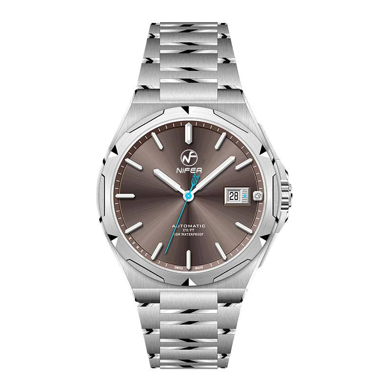 Swiss Movement Men Stainless Steel Classic Mechanical Watch 1