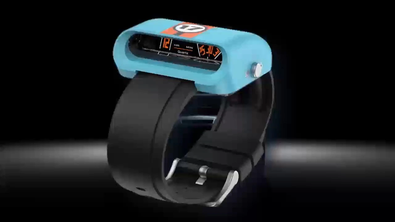 Reloj electrónico de cuarzo mecánico de moda con movimiento especializado, reloj de pulsera electrónico clásico para negocios. 1
