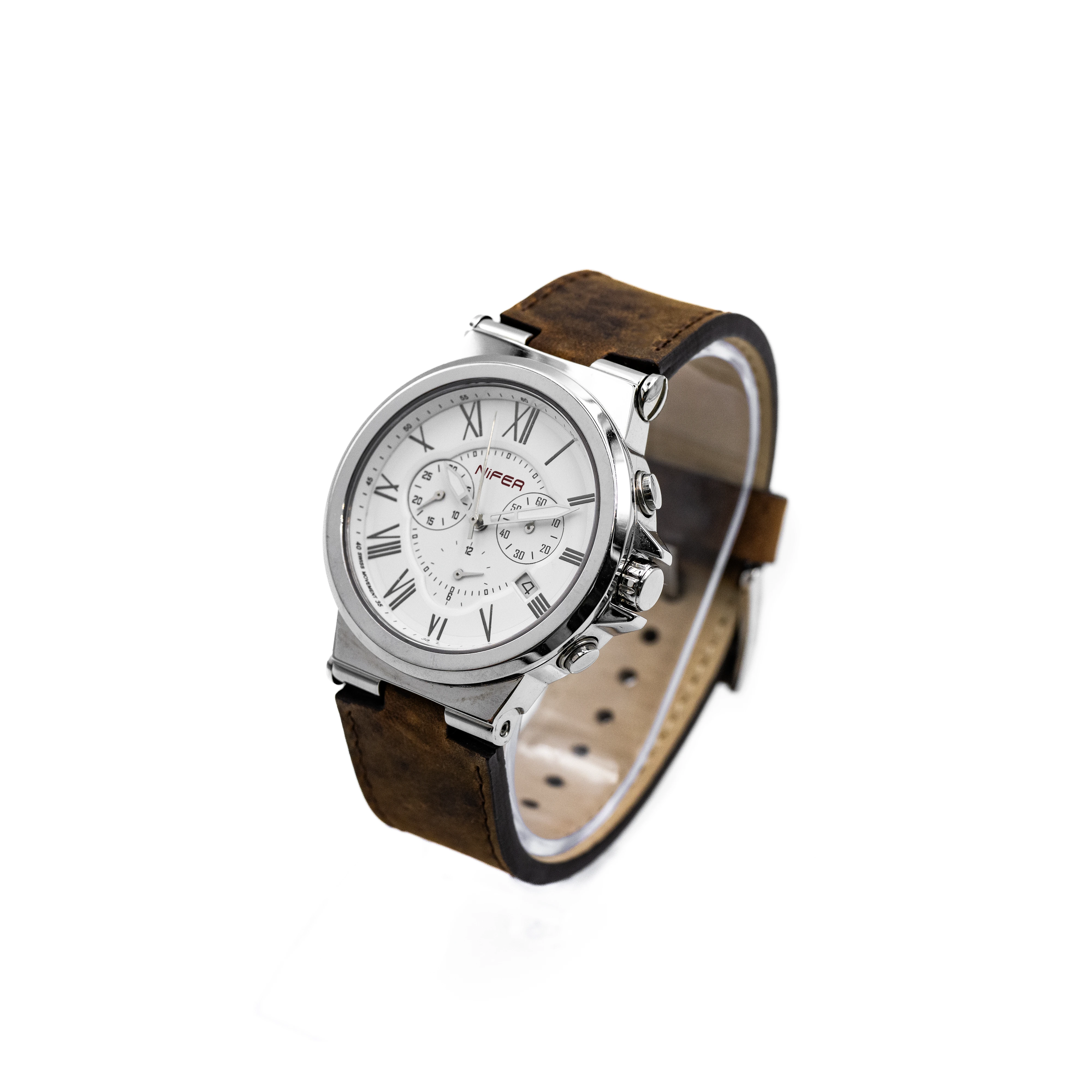 นาฬิกาควอตซ์สำหรับผู้ชายสไตล์ธุรกิจ พร้อมกลไกมัลติฟังก์ชั่นจากญี่ปุ่น 1