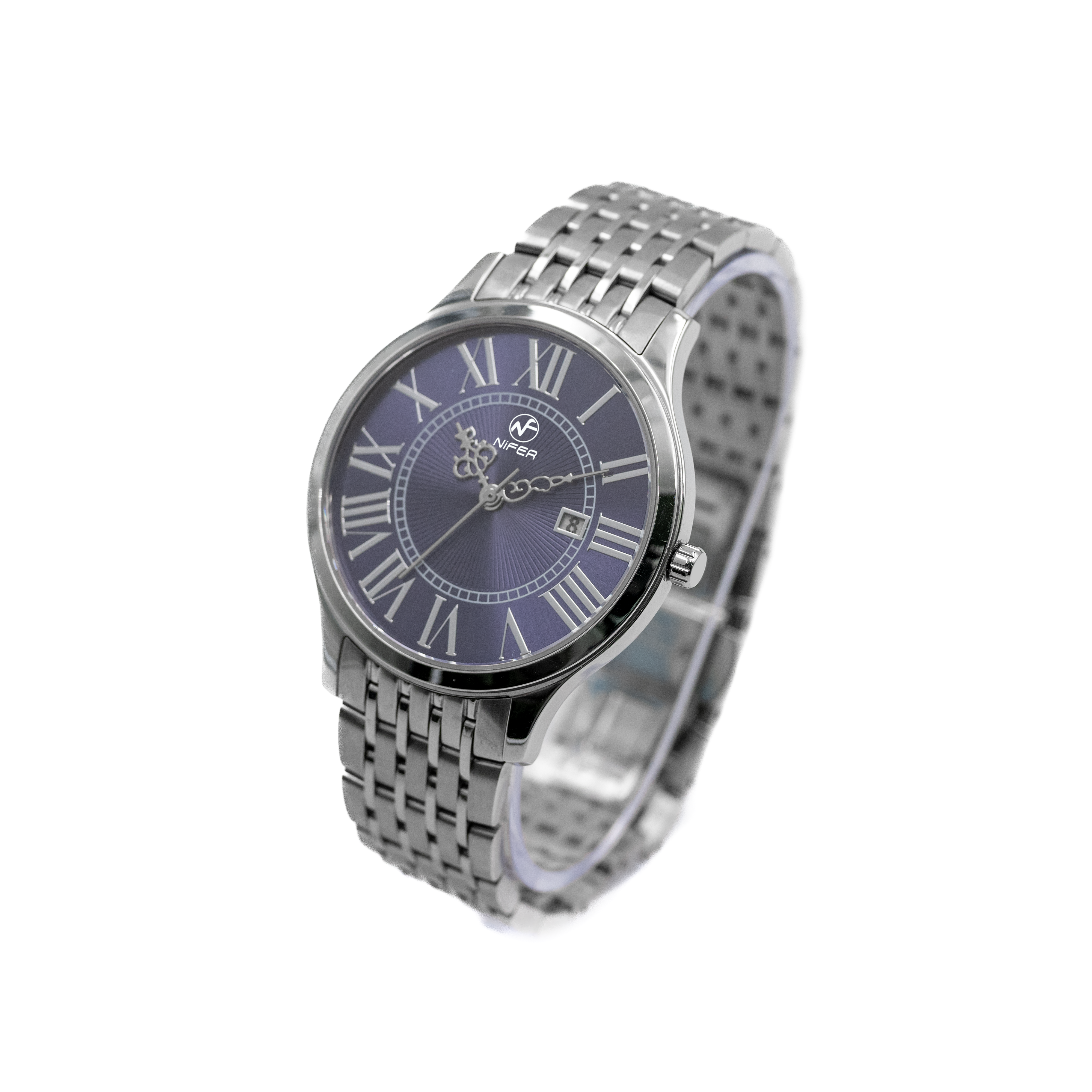Armbanduhr mit Edelstahlgehäuse und -armband, japanischem Uhrwerk, wasserdicht 1