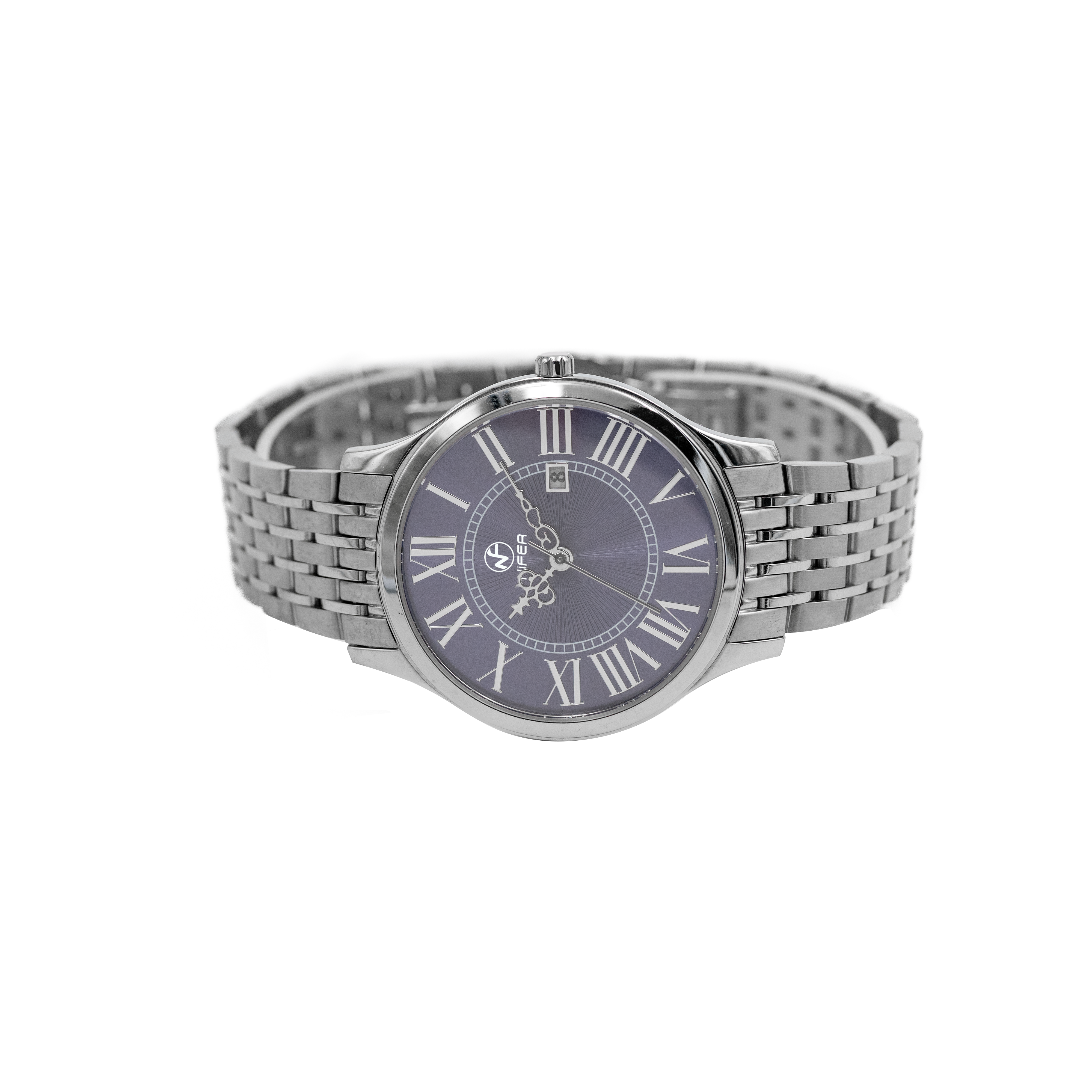 Armbanduhr mit Edelstahlgehäuse und -armband, japanischem Uhrwerk, wasserdicht 5