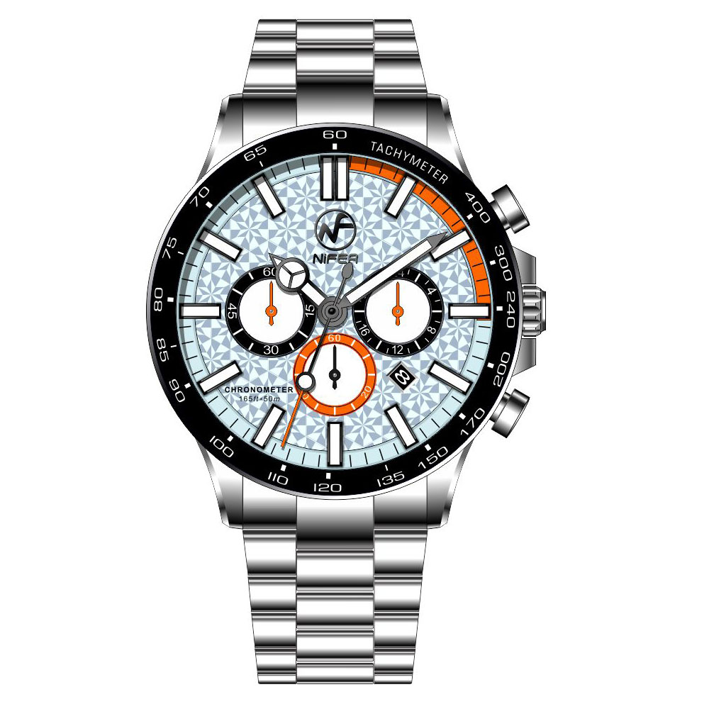 Men’s Racing Tachymeter Chronograph Watch | VD53 Quartz Stainless Steel Sports Wristwatch 3