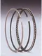 chromium piston single ring large for car HEARTEN 5