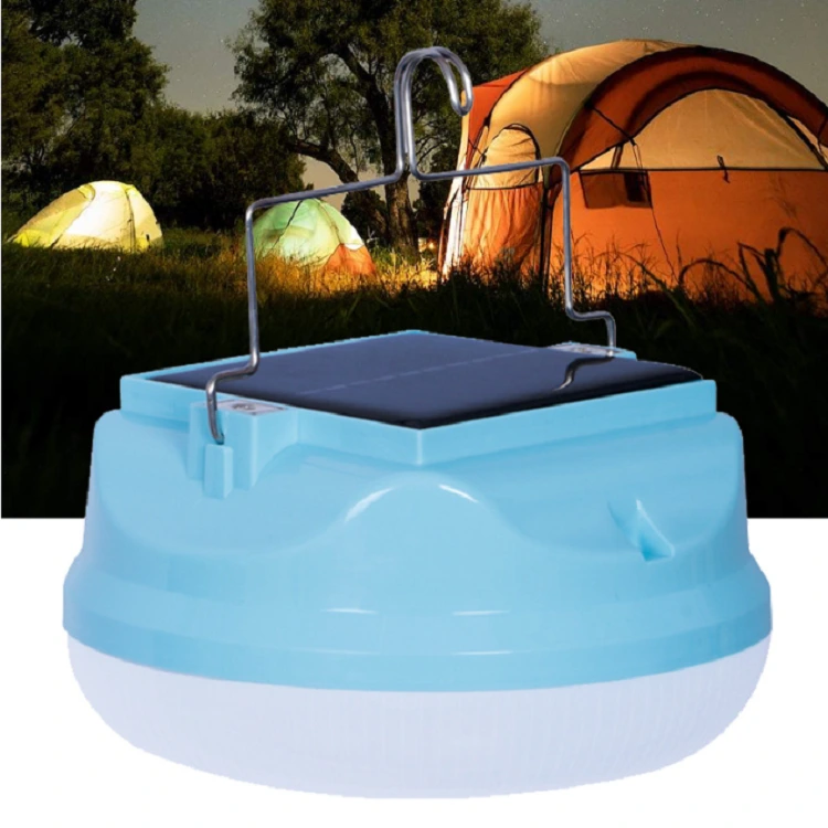 Super bright solar rechargeable camping light outdoor emergency bulb night market light LED mobile outdoor lighting 1