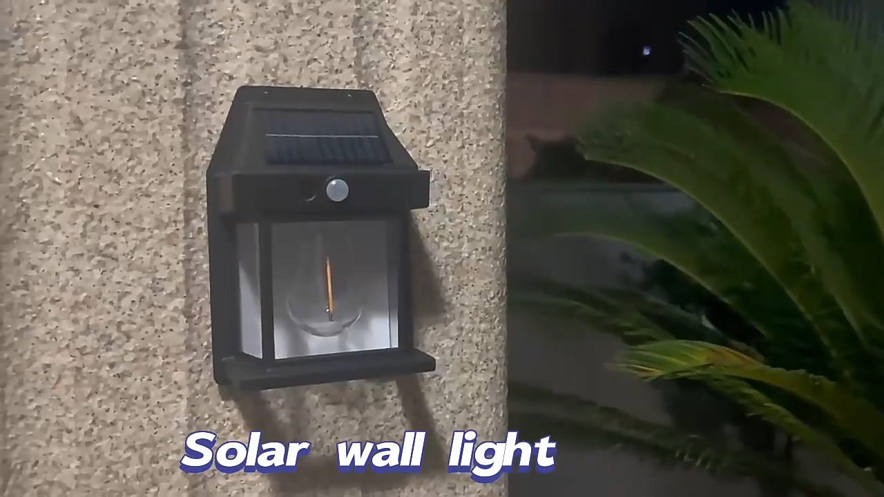 LED Solar Light PIR Motion Sensor Outdoor Solar wall Lamp Waterproof Wall Light Solar Sunlight Powered Garden wall lamp 1