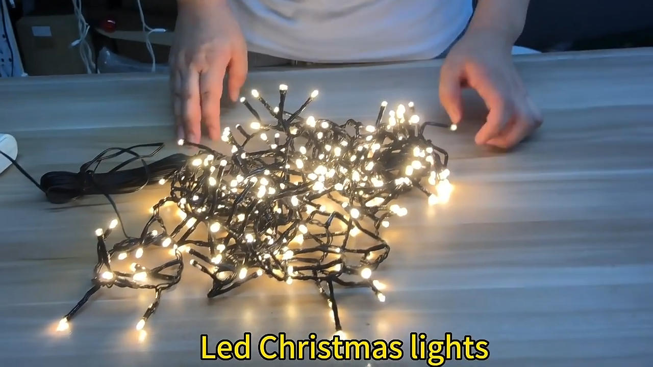 Luzes solares de jardim à prova d'água 10 m 100 LED 8 modos Luzes de fada para decoração de natal para varanda de quintal de natal 1